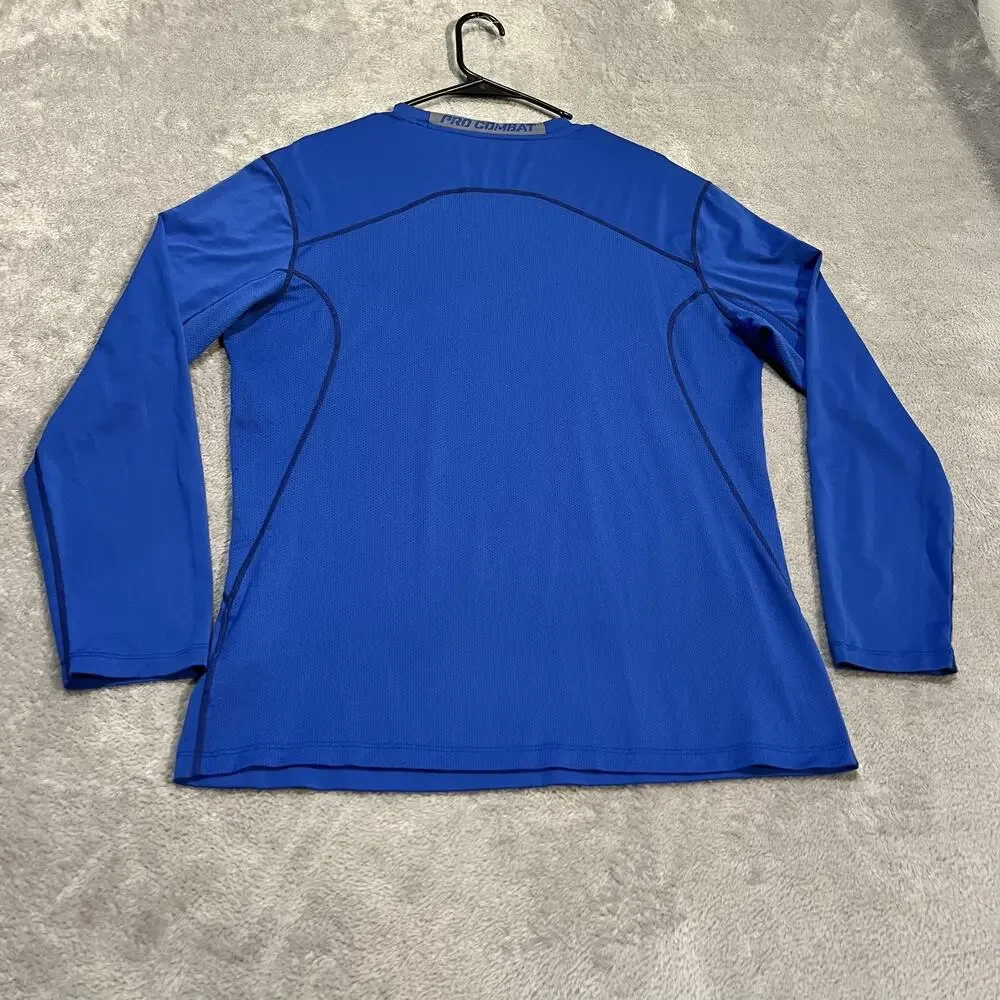 Nike Pro Combat Dri-FIT Shirt Mens Large Long Sleeve Compression Lightweight - Picture 9 of 12